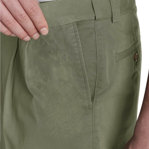 DXL BIG + TALL HARBOR BAY OLIVE SHORTS (42) - Picture 6 of 6